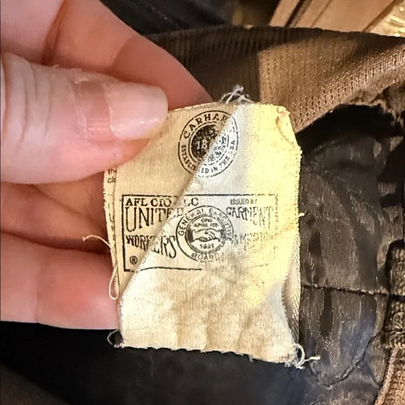 Carhartt Kids Black Jean Jacket with Yellow Logo - Picture 7 of 10